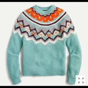 J. Crew Fair Isle Sweater